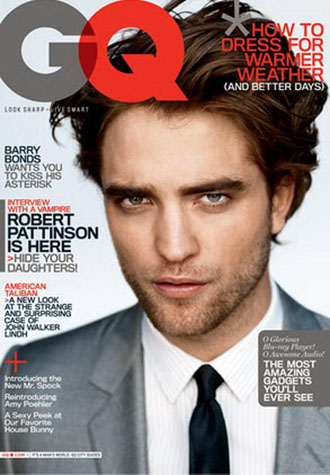 La copertina di GQ dedicata a Robert Pattinson